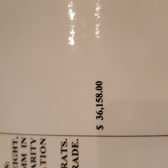 Platinum Total 4.07 Carats Diamond Ring - Picture 7 of 7